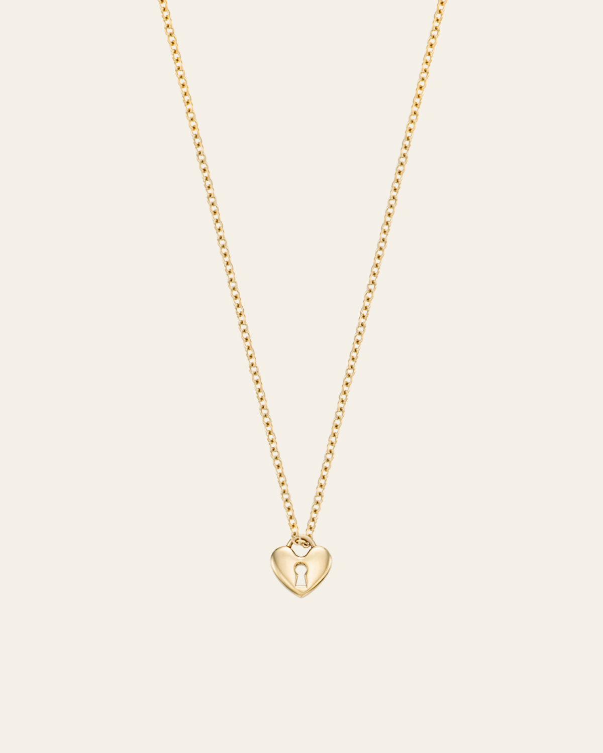 Heart Lock Mini Necklace