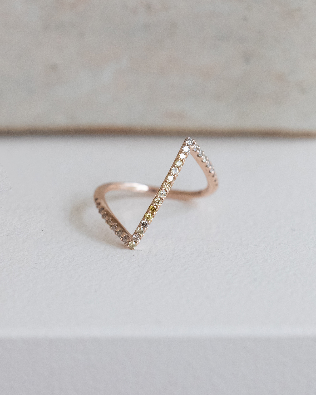 오블리크 Oblique Diamond Ring