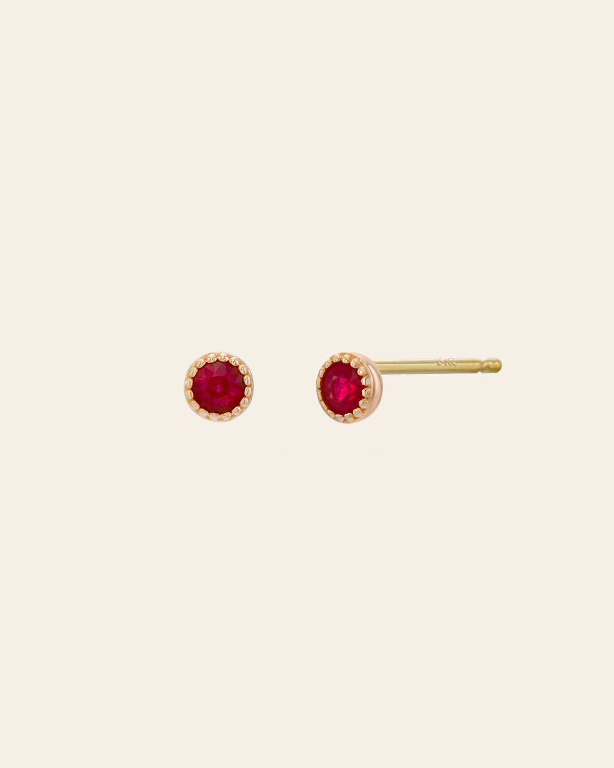 Ruby Point Earrings